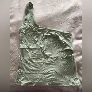 THE LINE BY K SHAE TOP IN LIGHT MINT GREEN, SIZE SMALL